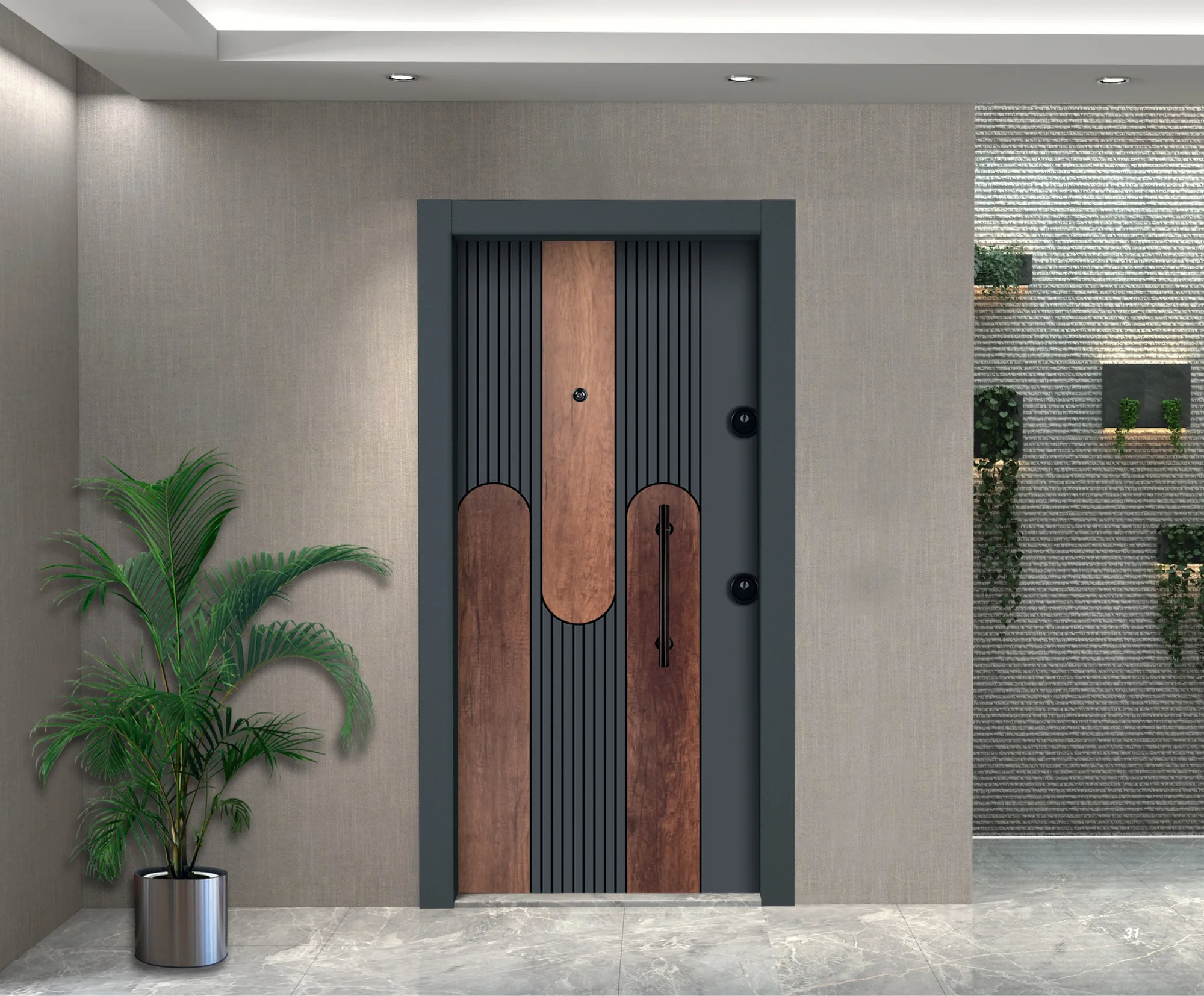 أبواب فولاذية للاستخدام الداخلي والمغلق